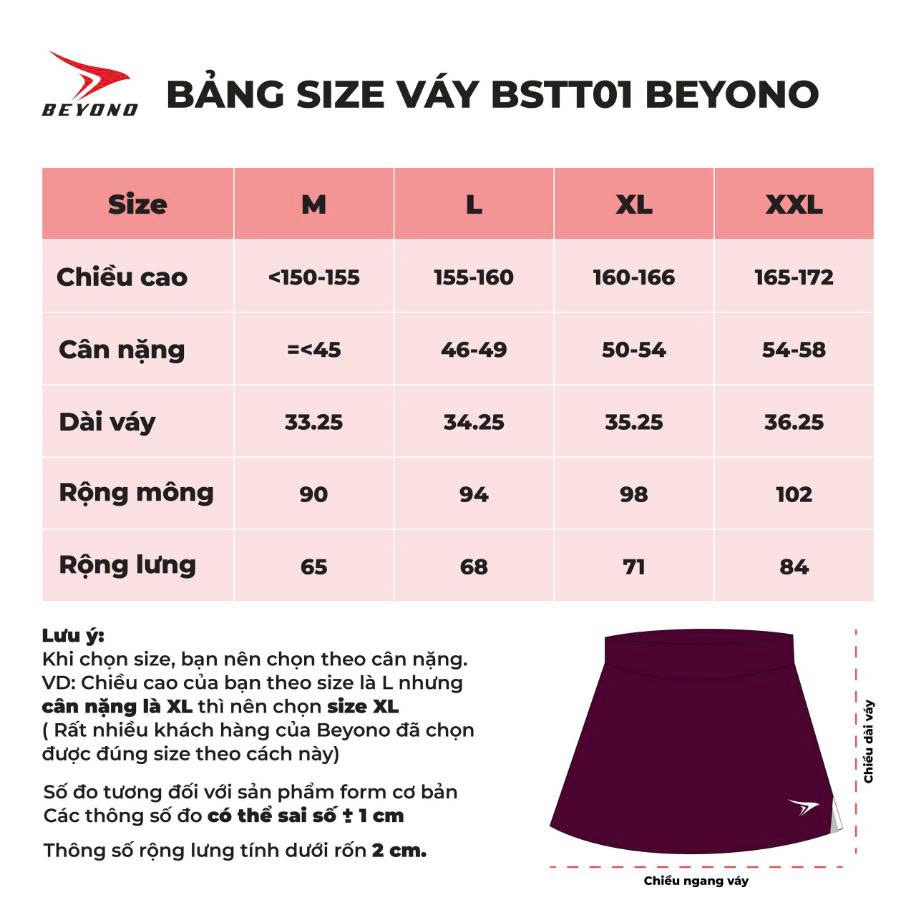 Váy thể thao Nữ Beyono Nova SP01
